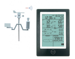 Home Small weather station with Solar power & Bluetooth